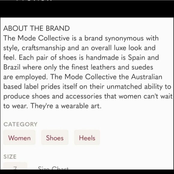 NIB The Mode Collective Formation Mid Heel - Picture 6 of 6